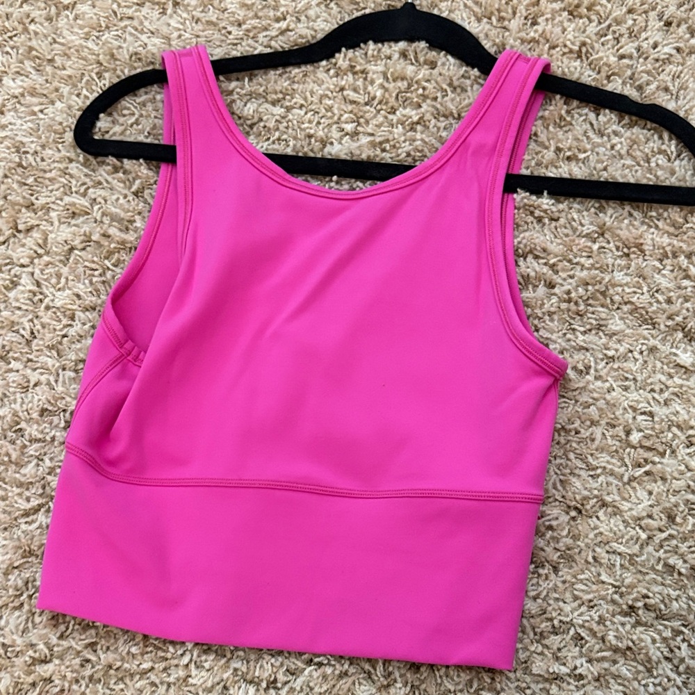 Lululemon pink tank top